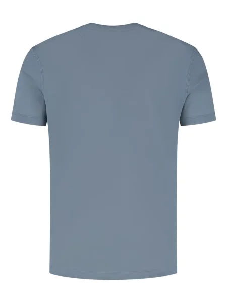 Tricou Zanone cu decolteu rotund albastru