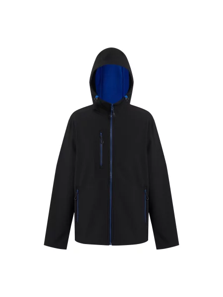 Dwuwarstwowa Kurtka Soft Shell Navigate Z Kapturem czarna
