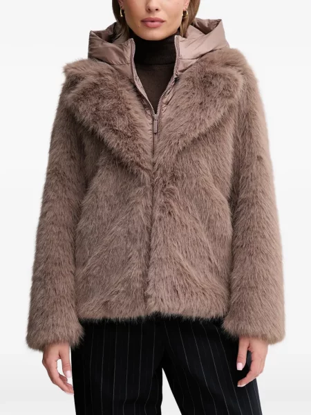 Geacă Bomboogie cu glugă maro