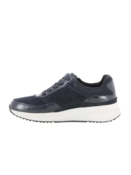 Sneakersy Waldläufer skórzane niebieskie