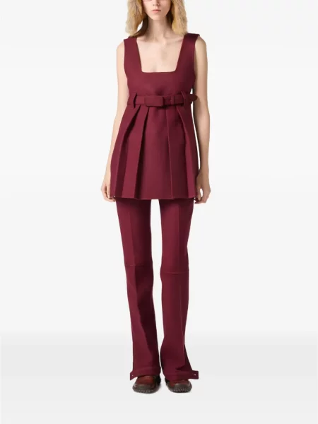Ceruit rochie Miu Miu de lână roșu