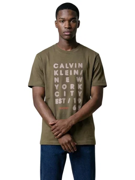 Tričko Calvin Klein zelené