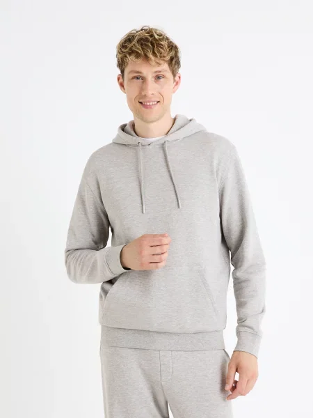 Hanorac cu glugă Celio gri