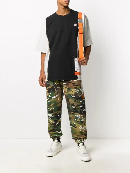 Tricou Heron Preston cu legături alb