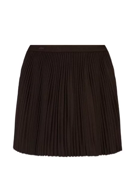 Fusta plisata Lacoste maro