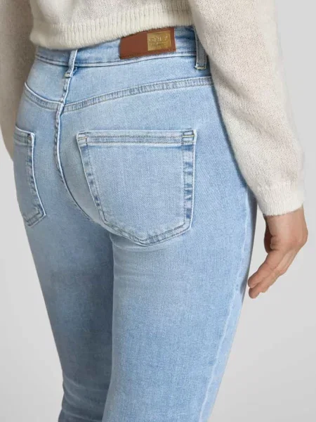 Jeansy w kroju skinny fit z mieszanki bawełny Model BLUSH' Only niebieskie