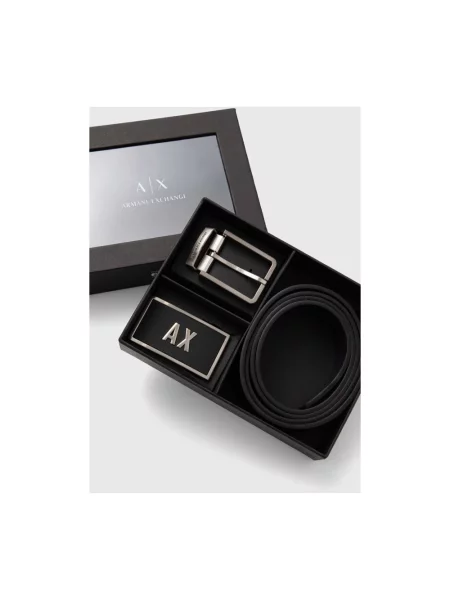 Armani Exchange Pasek czarny
