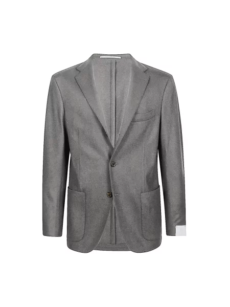 Marynarka Eleventy wełniana bez fiszbin szara