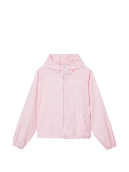 Geacă Chocoolate cu glugă roz