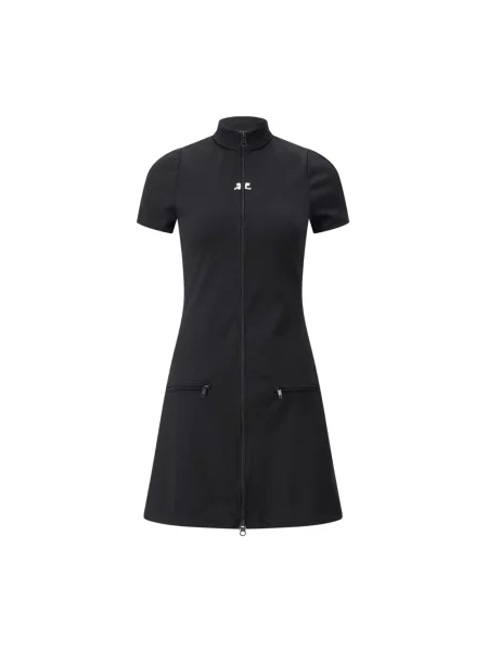 Sukienka mini Courreges czarna