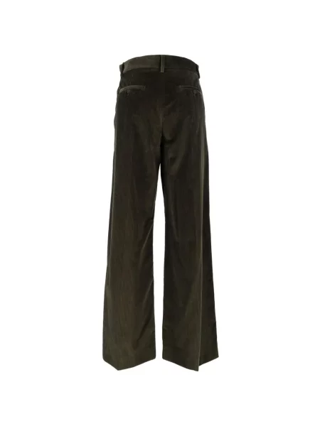 Pantaloni Weekend Max Mara de catifea cord verde