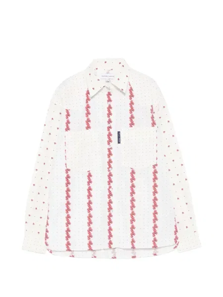Cămașă Maison Labiche cu model floral alb