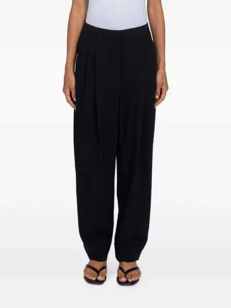 Pantaloni Toteme drapate negru