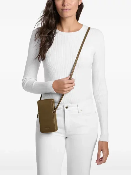 Crossbody kabelka Michael Kors hnedá