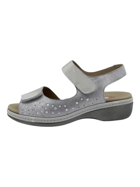 Pantofi Piesanto argintiu