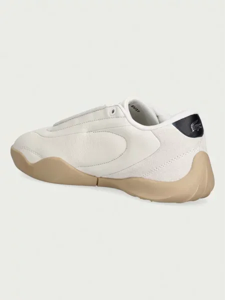 Lacoste Bőr edzőcipő Median | hasított bőr fekete