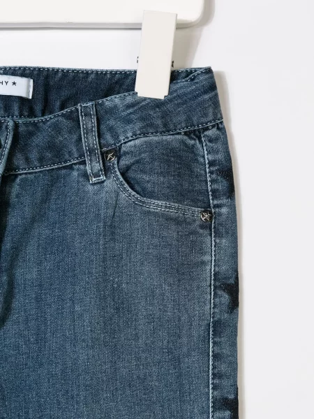 Jeansy skinny dziecięce Givenchy niebieskie