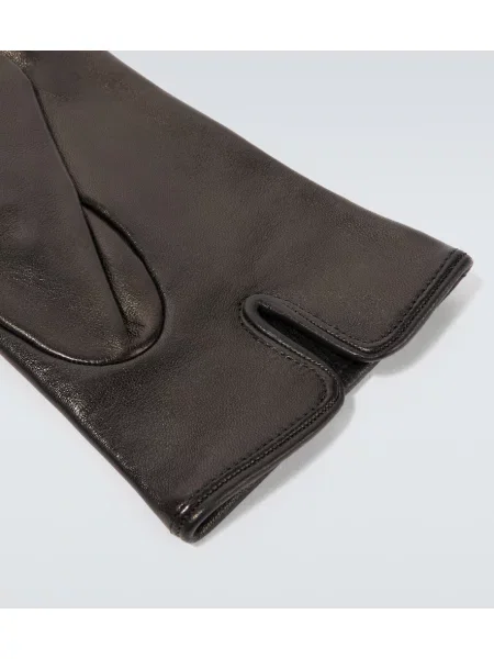 Mănuși Giorgio Armani din piele negru