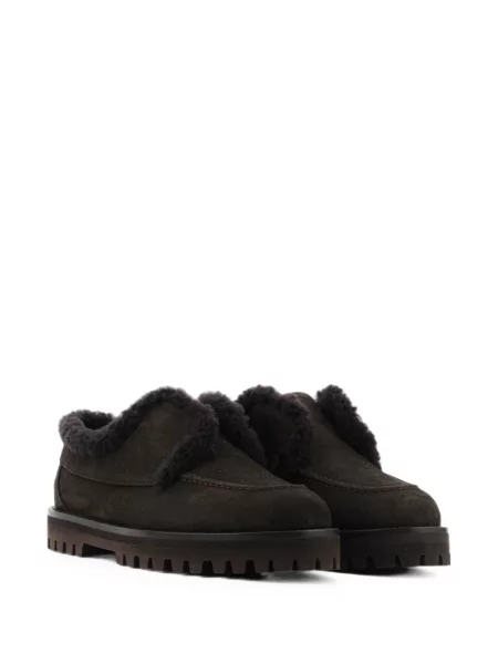 Pantofi loafer Le Silla din piele de oaie maro