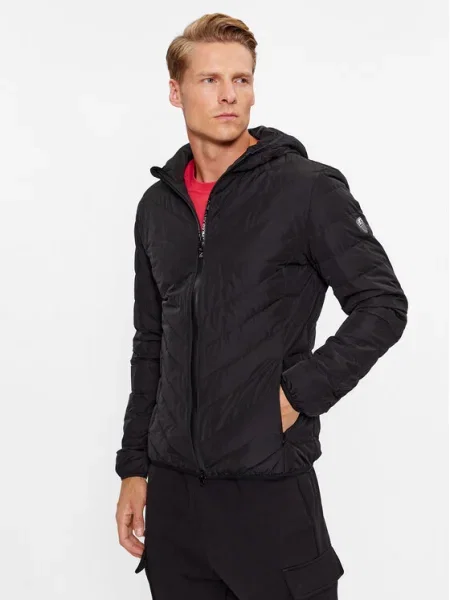 Emporio Armani Geacă din puf negru