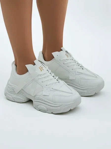 Sneakerși Resti alb