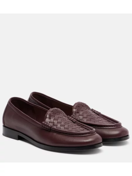 Pantofi loafer Bottega Veneta din piele
