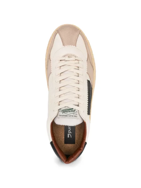 Sneakerși Puraai din crep alb