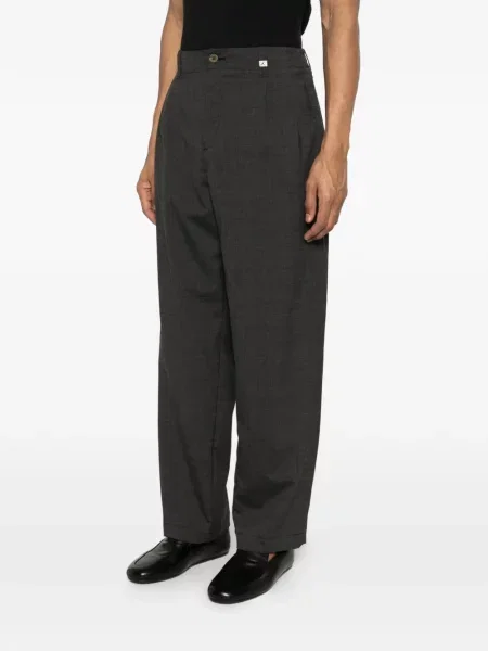 Pantaloni Myths plisate gri