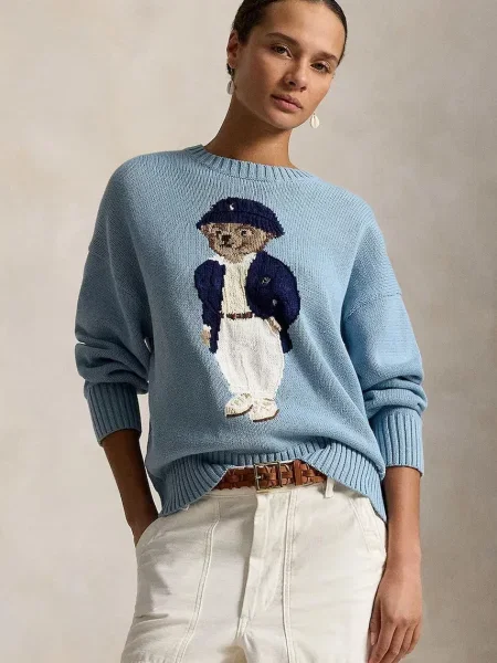 Polo Ralph Lauren pulover pentru femei din albastru