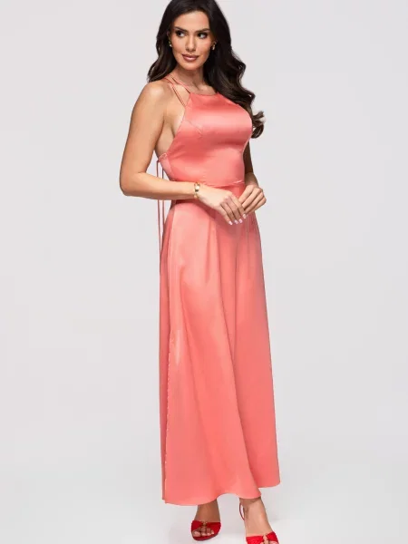 Rochie maxi Edoti cu spatele deschis