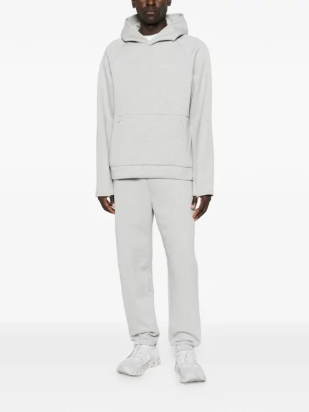 Hanorac cu glugă Calvin Klein gri