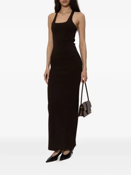 Rochie Jacquemus de costum maro