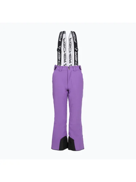 Детски скиорски панталони Fischer Premier lavender виолетово