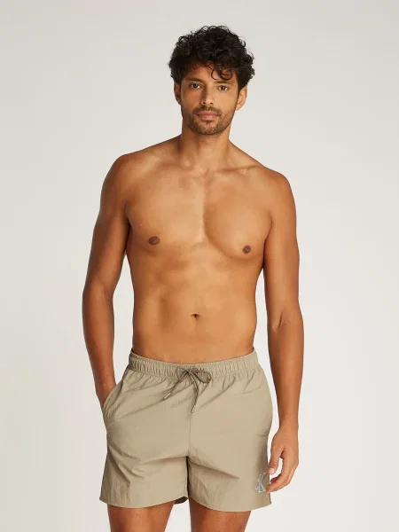 Fürdőruha Calvin Klein Swimwear bézs