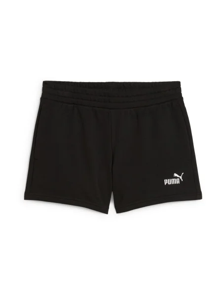 Puma pantaloni scurti femei neted medium waist negru