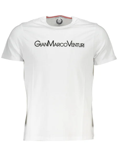 Tricou Gian Marco Venturi scurt alb