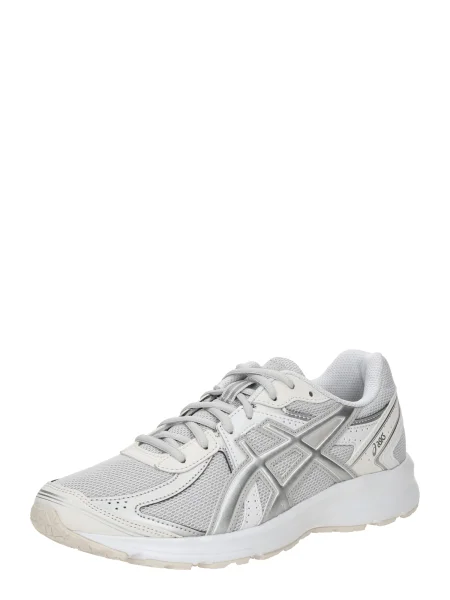 ASICS SportStyle Sportbačiai be auliuko JOG šviesiai pilka / sidabrinė balta