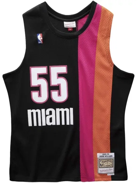 Vestă Mitchell & Ness din jerseu negru