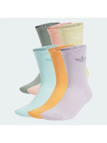 Ponožky Trefoil Cushion Crew –⁠ 6 párů žluté