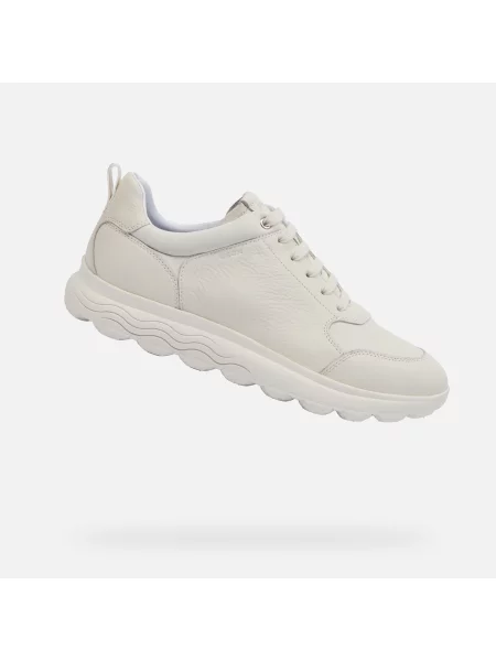 Sneakerși Geox alb