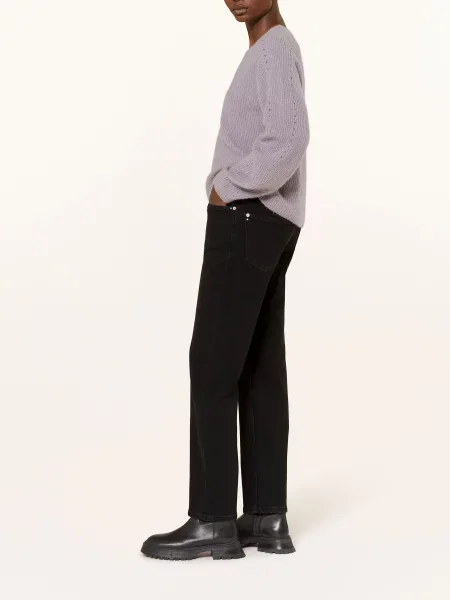 Boss Straight Džíny Ada black černé