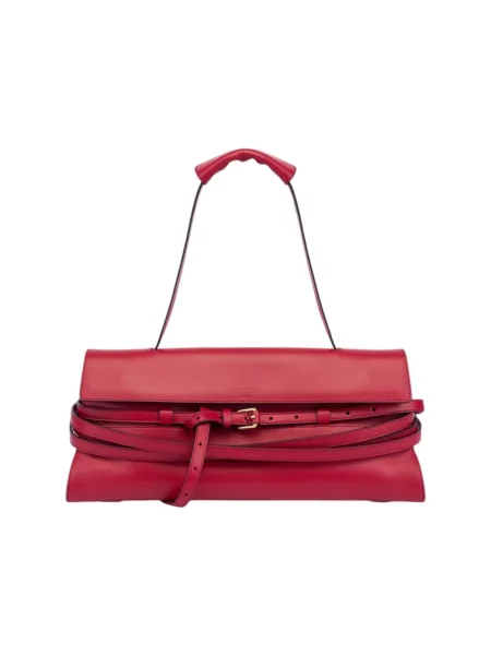 Torebka Moschino wiązana czerwona