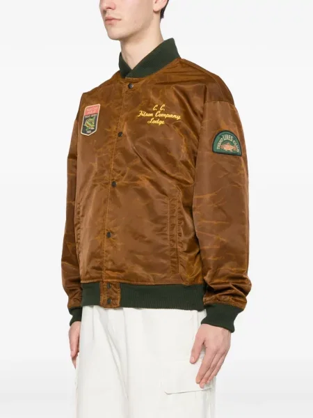 Geacă Filson cu broderie maro