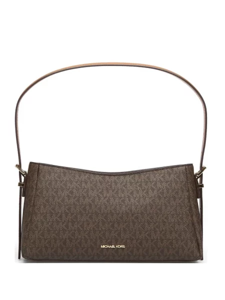 Shopper táska Michael Kors nyomtatás barna