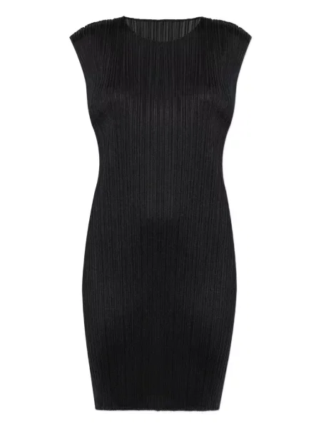 Rochie mini Pleats Please Issey Miyake plisată de costum negru