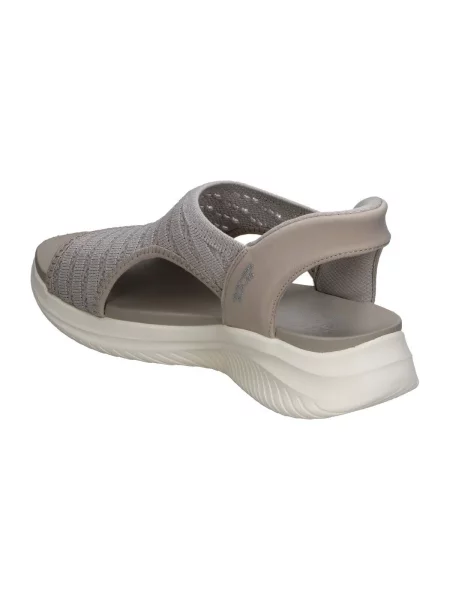 Sandále Skechers sivá