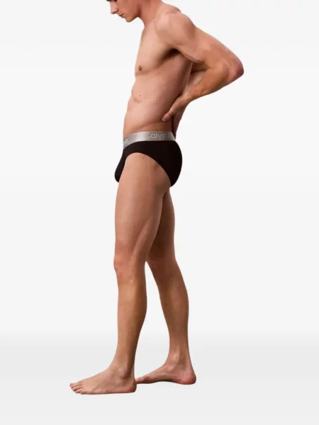 Chiloți multipac Calvin Klein Underwear cu autograf negru