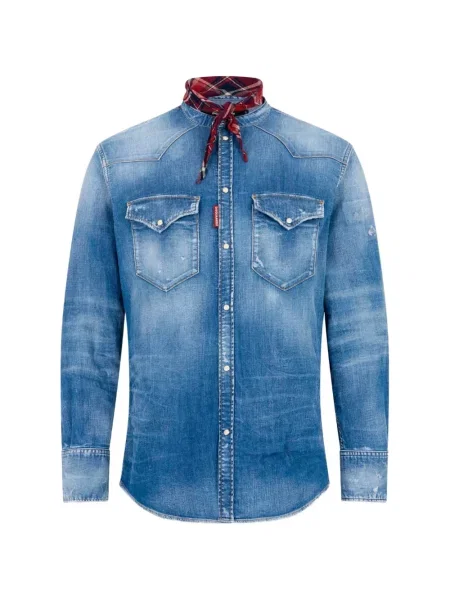 Cămașă Dsquared2 albastru