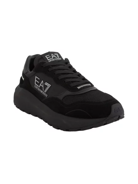 Sneakersy Emporio Armani Ea7 skórzane czarne