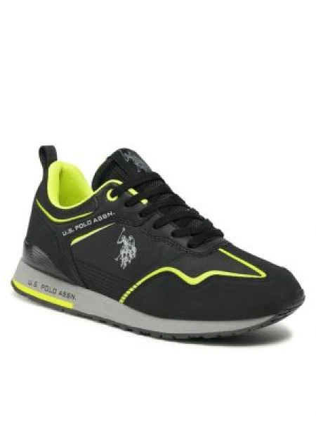 Sneakerși U.s. Polo Assn. cu toc jos negru